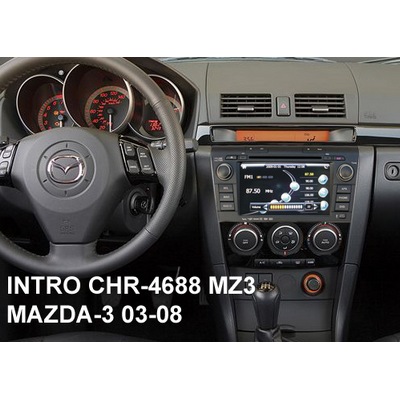  Штатное головное устройство Intro CHR-4688MZ3 для Mazda 3 2004-2009 black